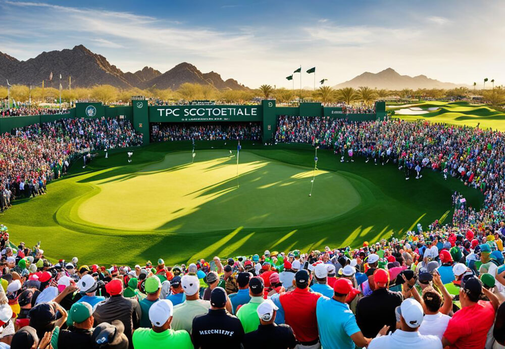 The electrifying 16th hole at TPC Scottsdale